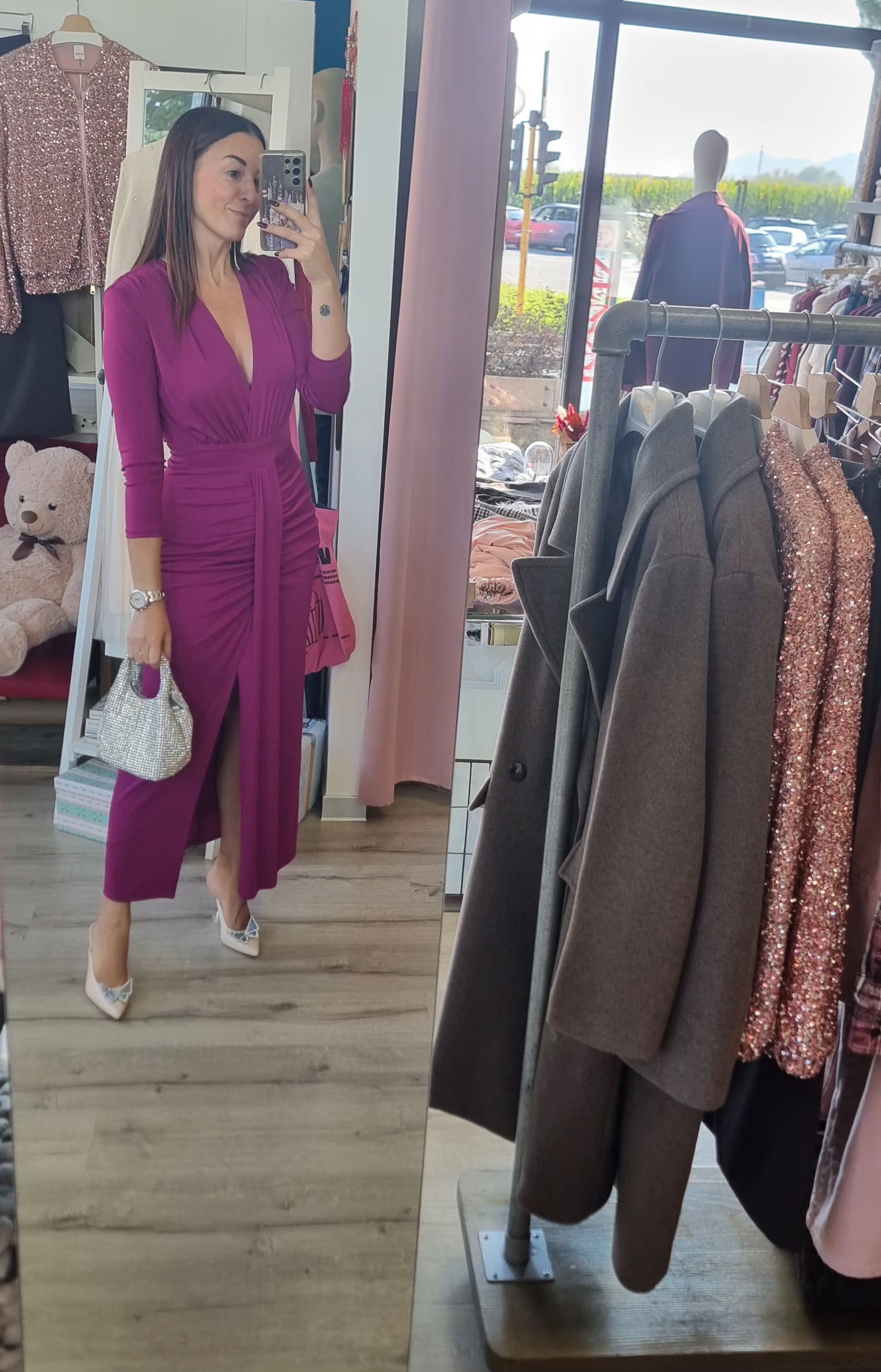 Abito elegante elasticizzato