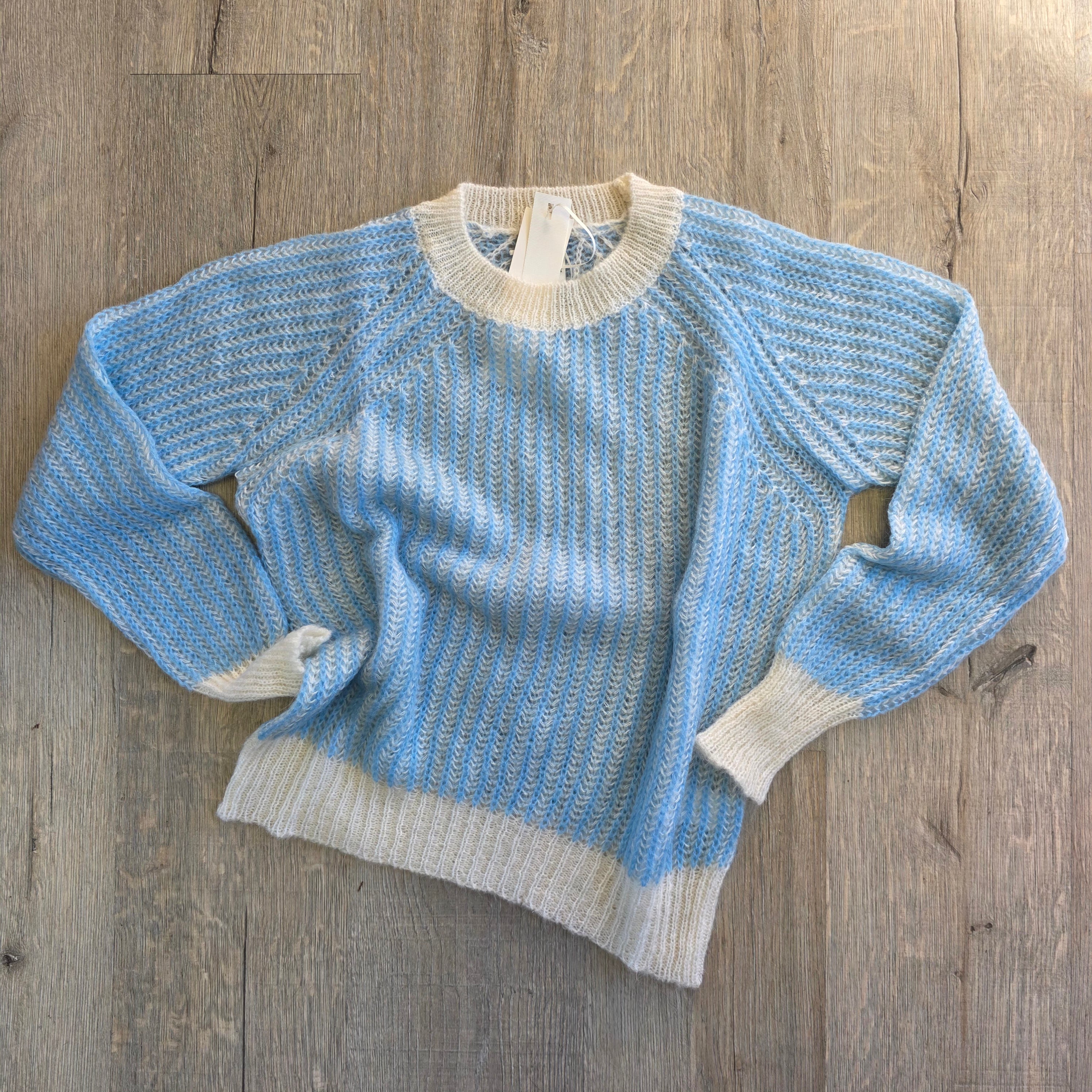 Pull girocolo mohair