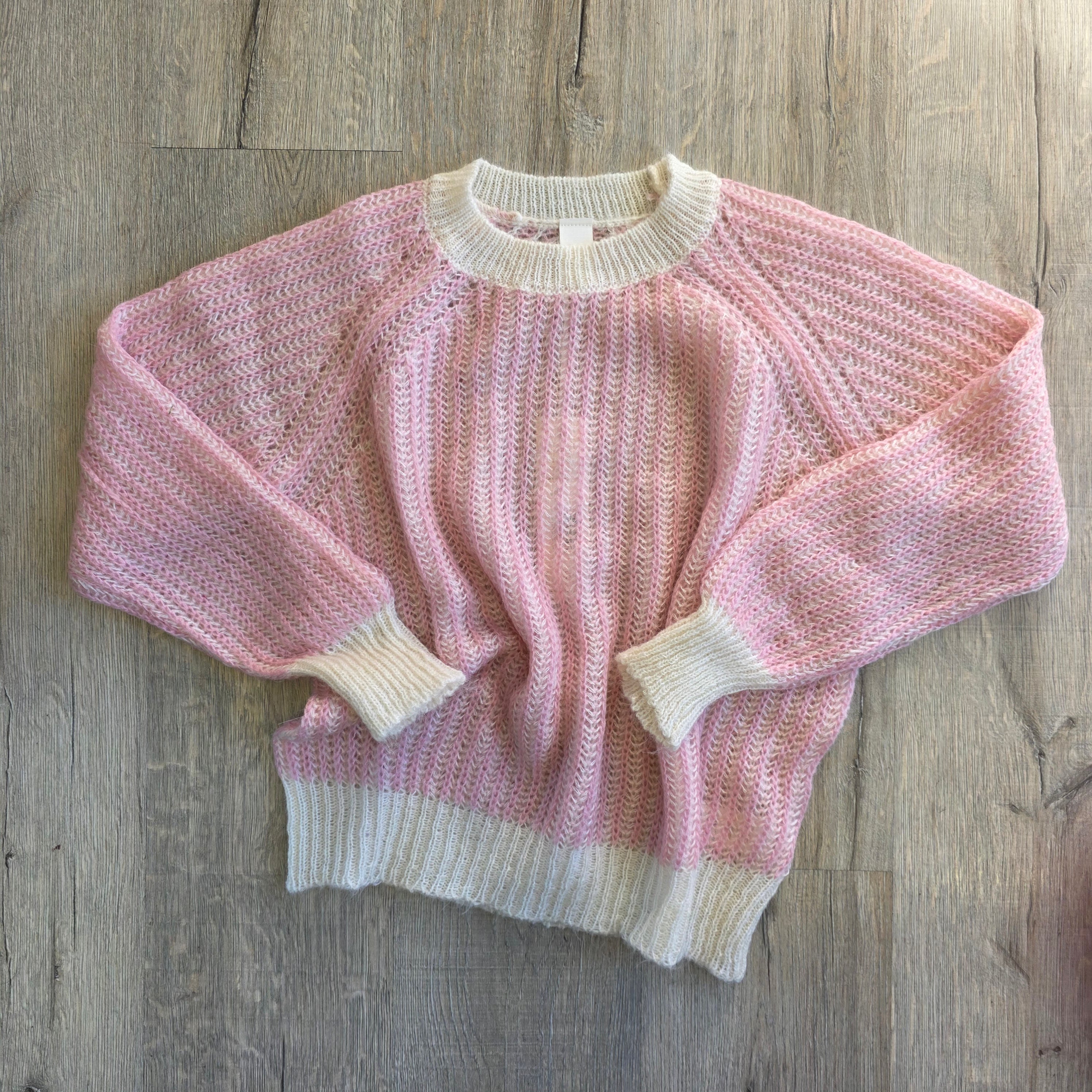 Pull girocolo mohair