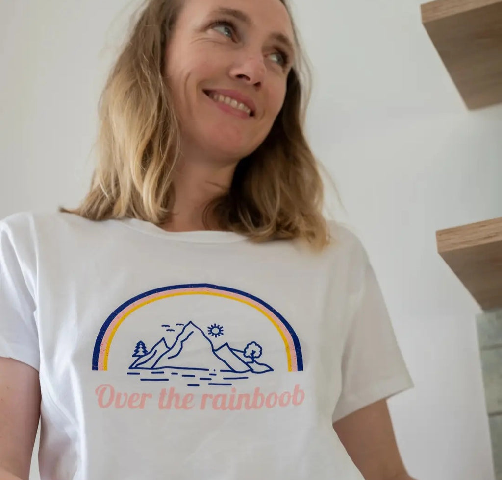 T shirt con zip per allattamento