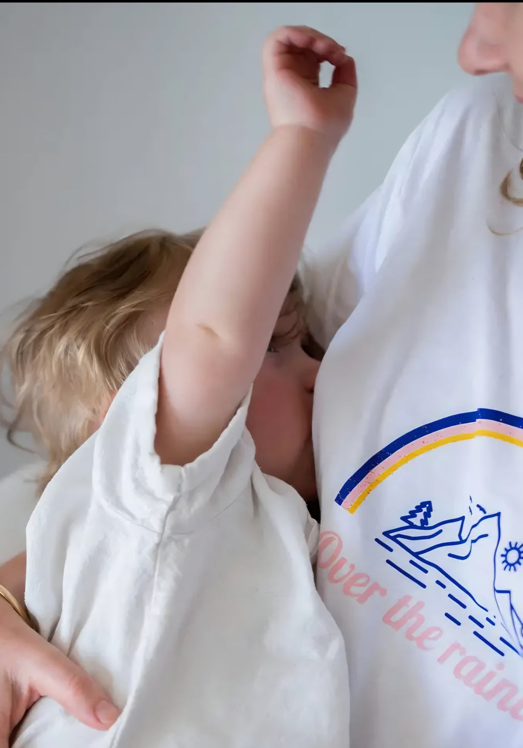 T shirt con zip per allattamento