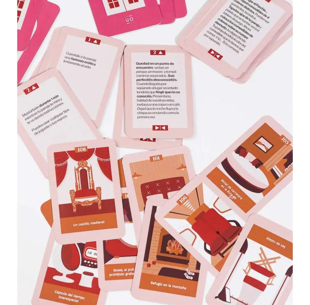 Gioco di carte "Hotel Kamasutra" per coppie