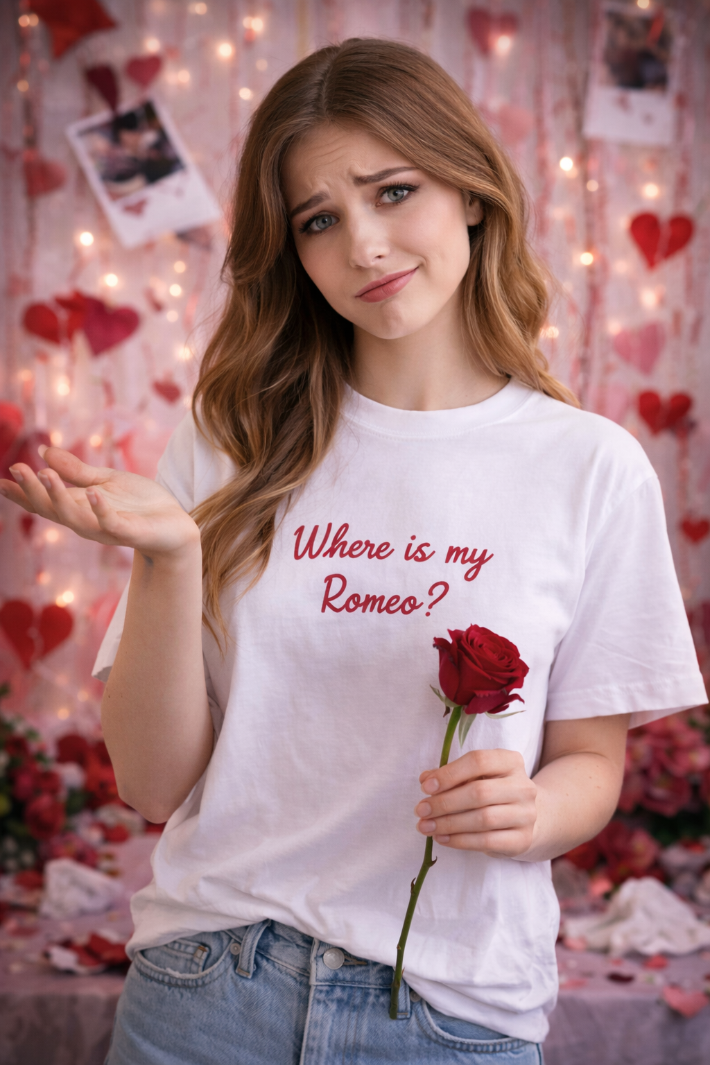 T shirt "Where is my Romeo"