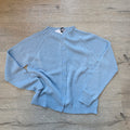 Cardigan girocollo in cotone