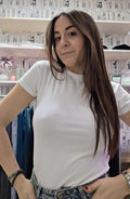 T shirt in viscosa
